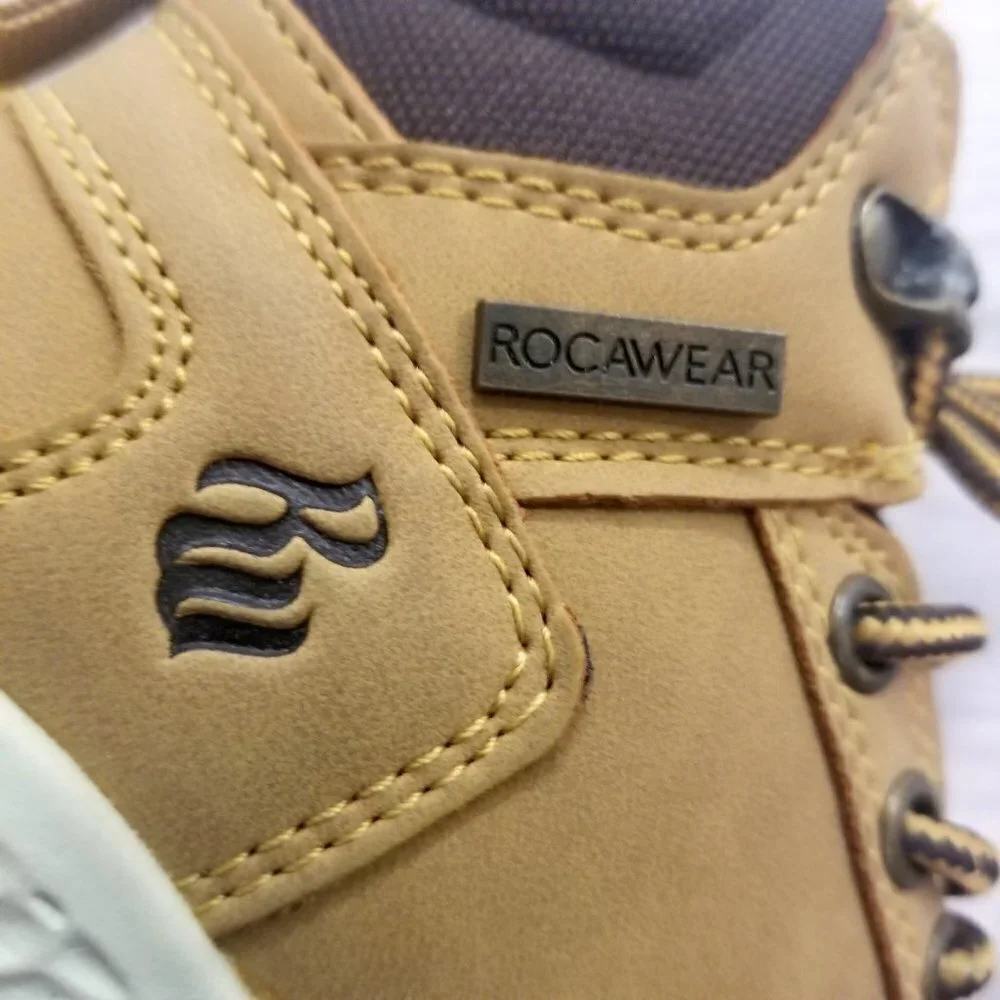 RU RocaWear Boys Ronny Faux Leather Boots Size 9